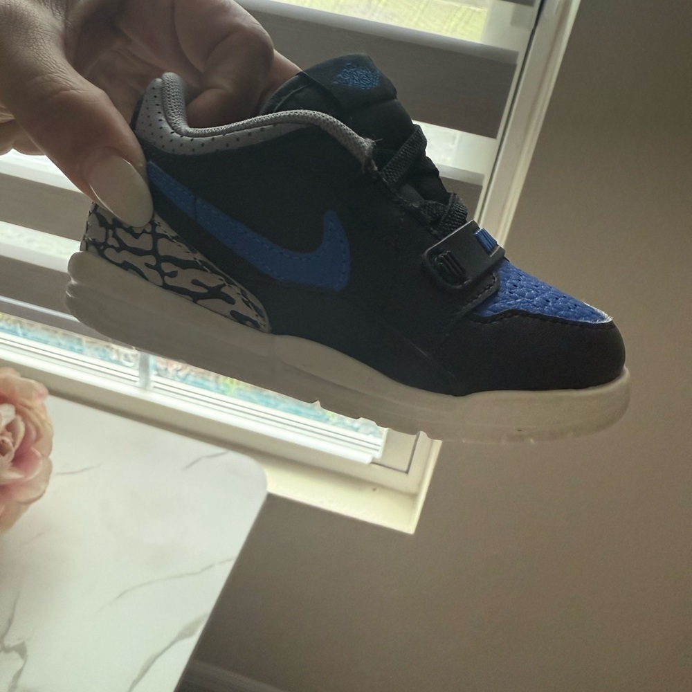 Jordan Legacy 312 Low Toddler Boys' "Black/Game Royal/White/Cement Grey" Shoe